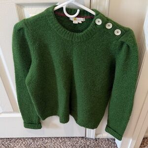 Boden Button-Shoulder Sweater
